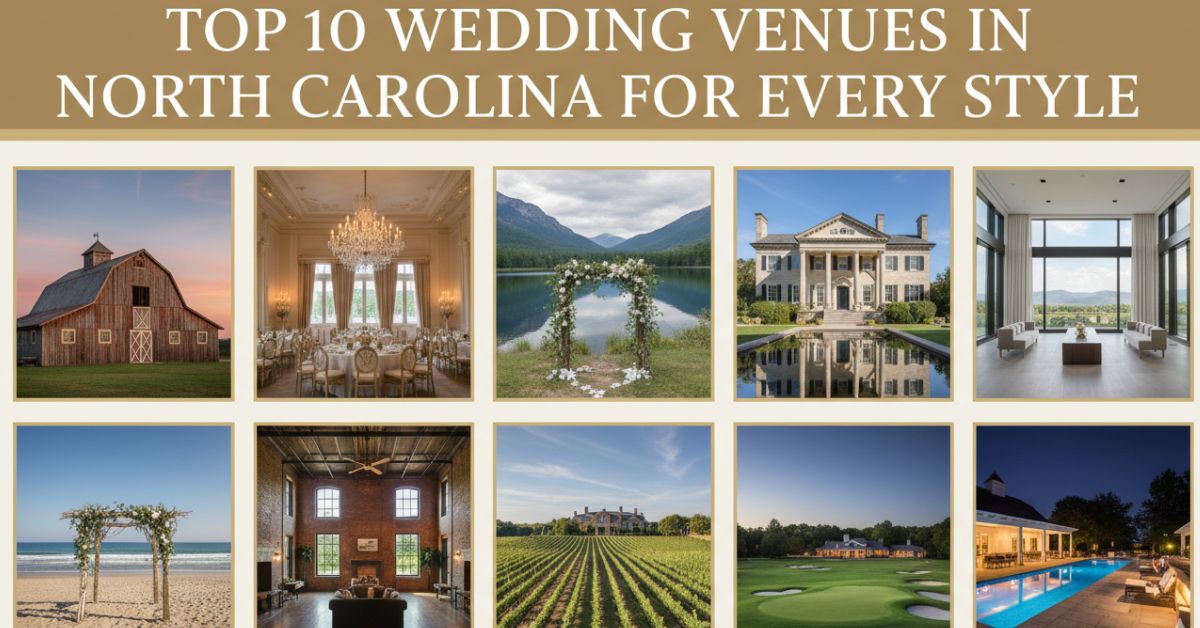 Wedding Venues in North Carolina for Every Style