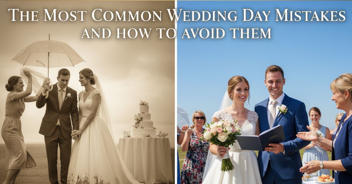 The Most Common Wedding Day Mistakes