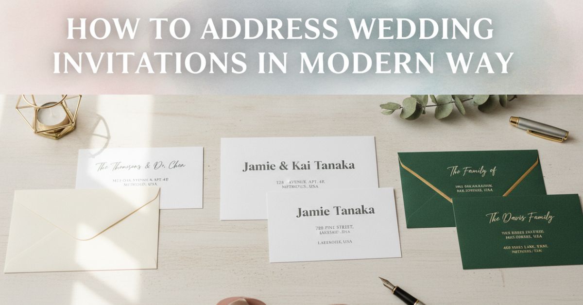 How to Address Wedding Invitations in a Modern Way