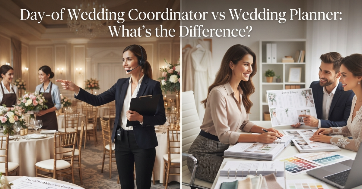 Day-of Wedding Coordinator vs Wedding Planner