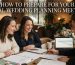 Final Wedding Planning Meeting