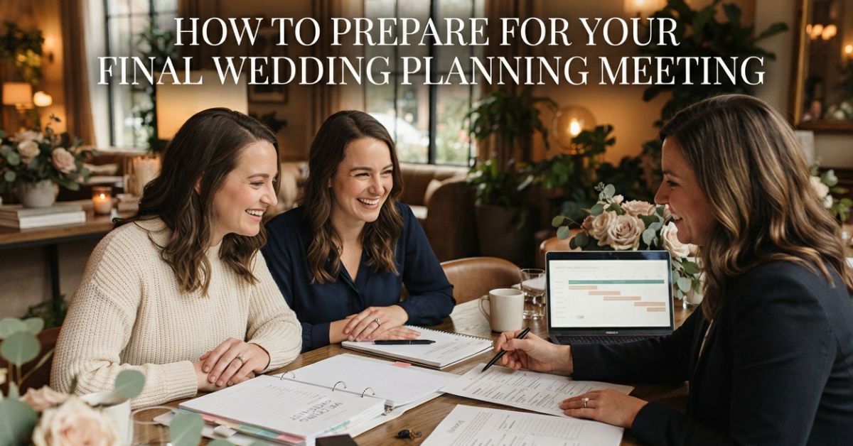 Final Wedding Planning Meeting